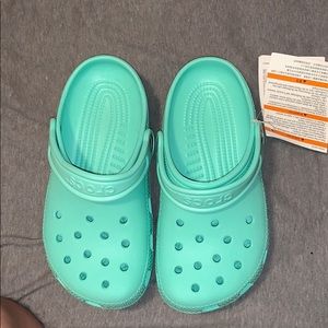 New Mint Crocs